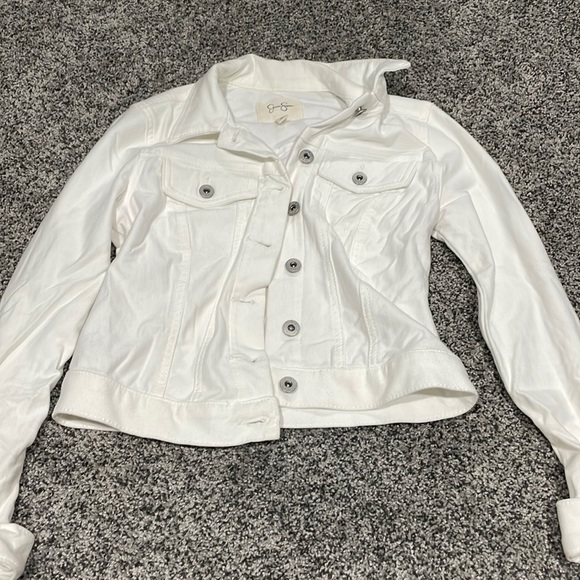 White Jessica Simpson Jean Jacket
